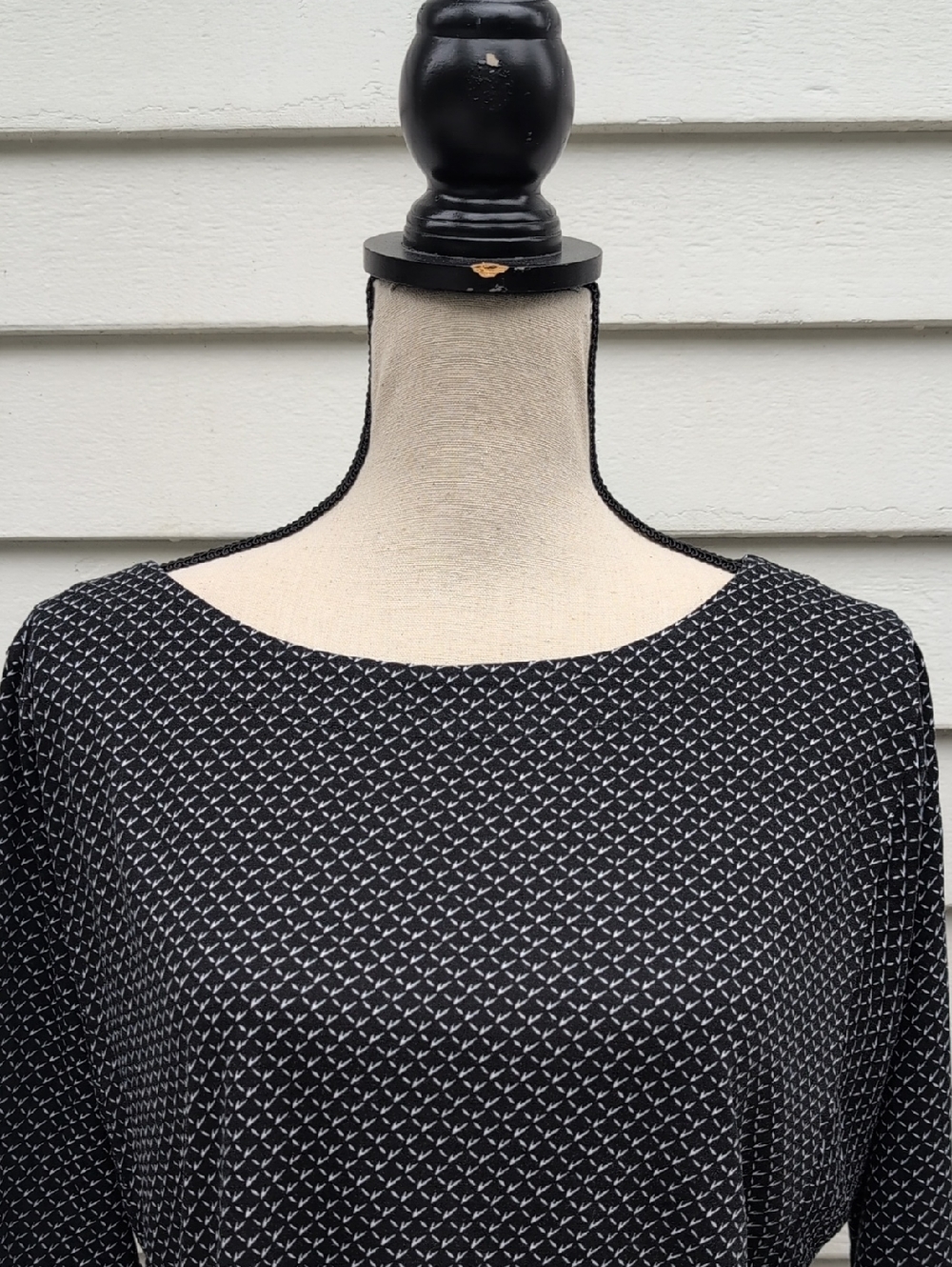 LOFT Elastic Waist 3/4 Sleeve Top - Picture 2 of 10